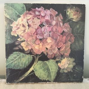 Kathryn White Wall Art Hydrangea Painted On Canvas Poshmark